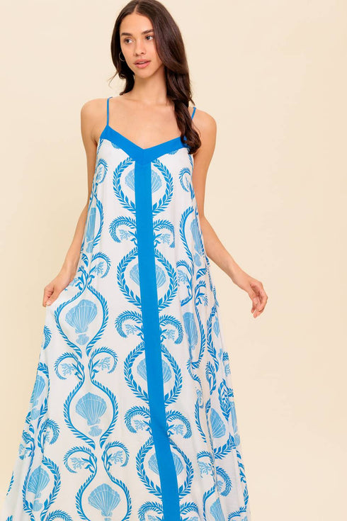 weekend-getaway-blue-woven-maxi-dress Flying Tomato-Sophia's Style-4
